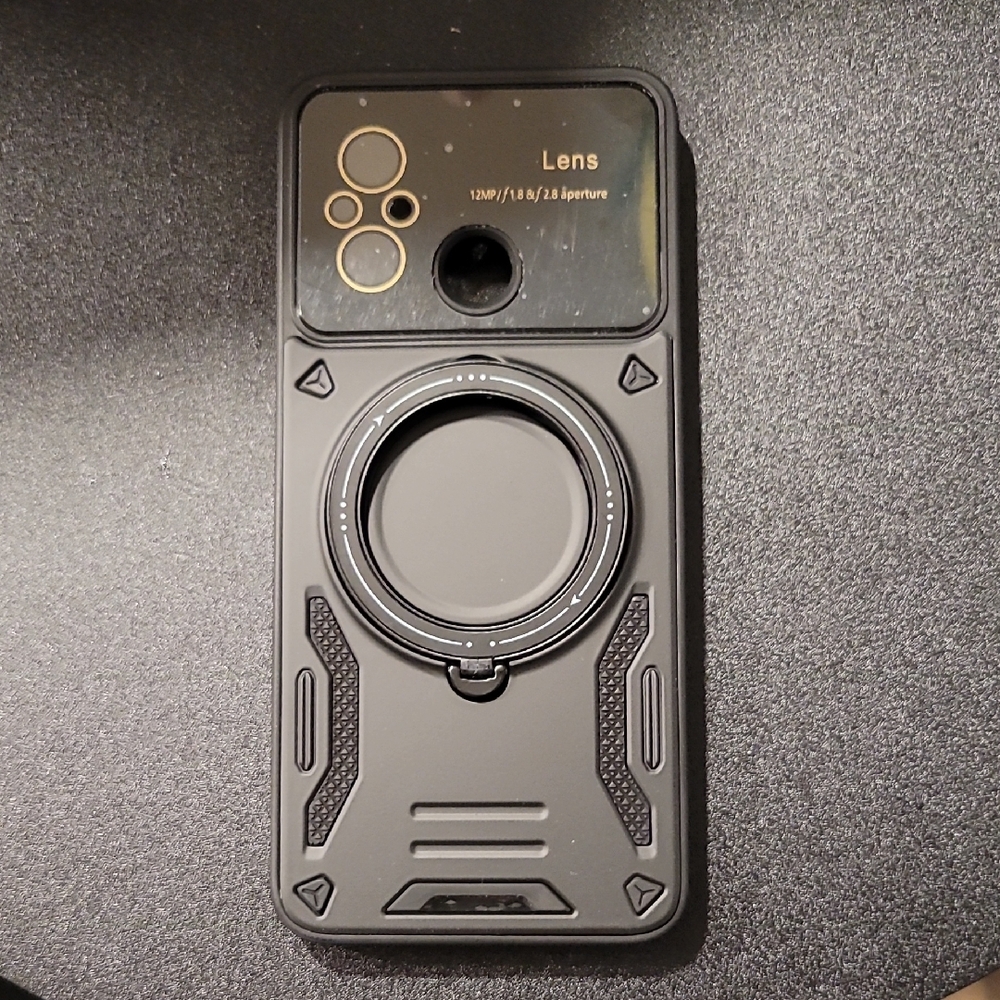 Iphone 12c Black Protective Phone Case